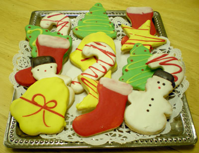 christmas cookies custom special designs in around near by monterey salinas pacific grove carmel seaside marina california